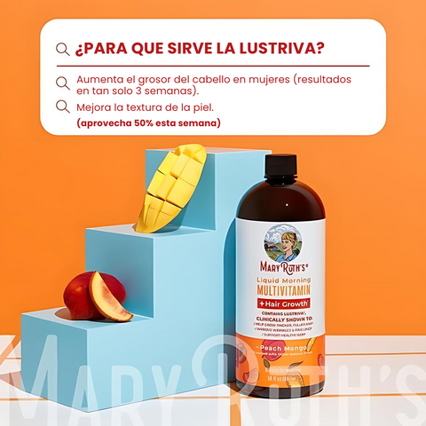 Multivitamínico Mary Ruths + Lustriva®