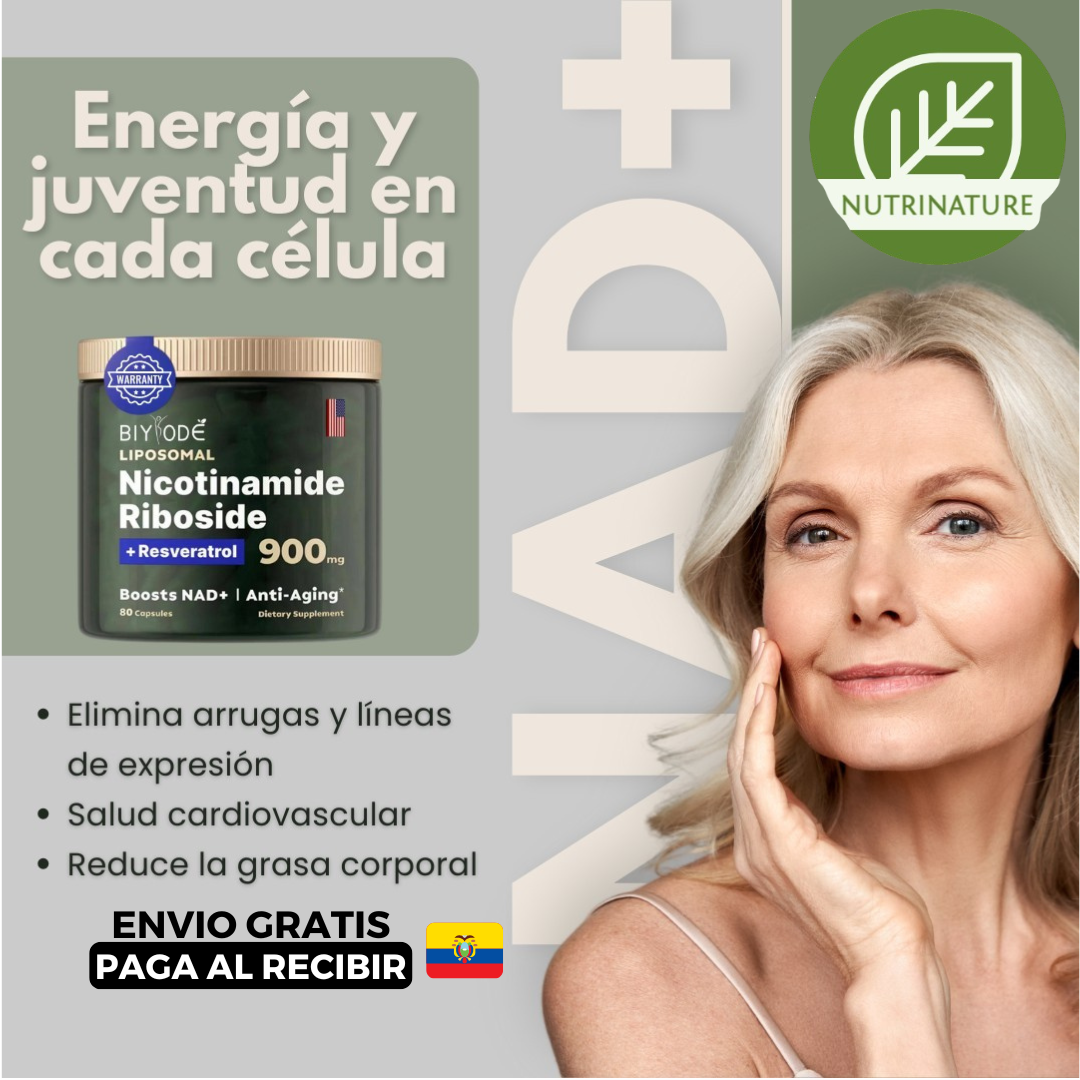 NAD+ Resveratrol x 80 Cápsulas